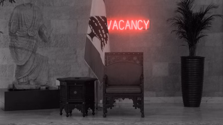 Caretaker government vacuum lebanon